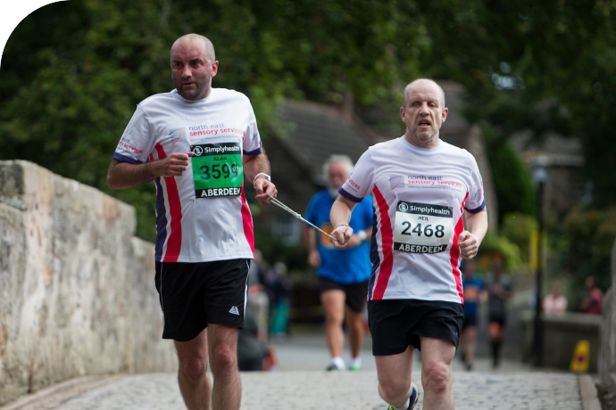 Blind north-east man set to run half marathon